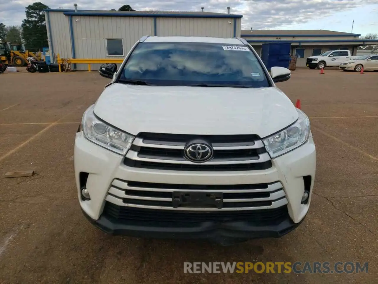 5 Фотография поврежденного автомобиля 5TDKZRFH3KS359049 TOYOTA HIGHLANDER 2019