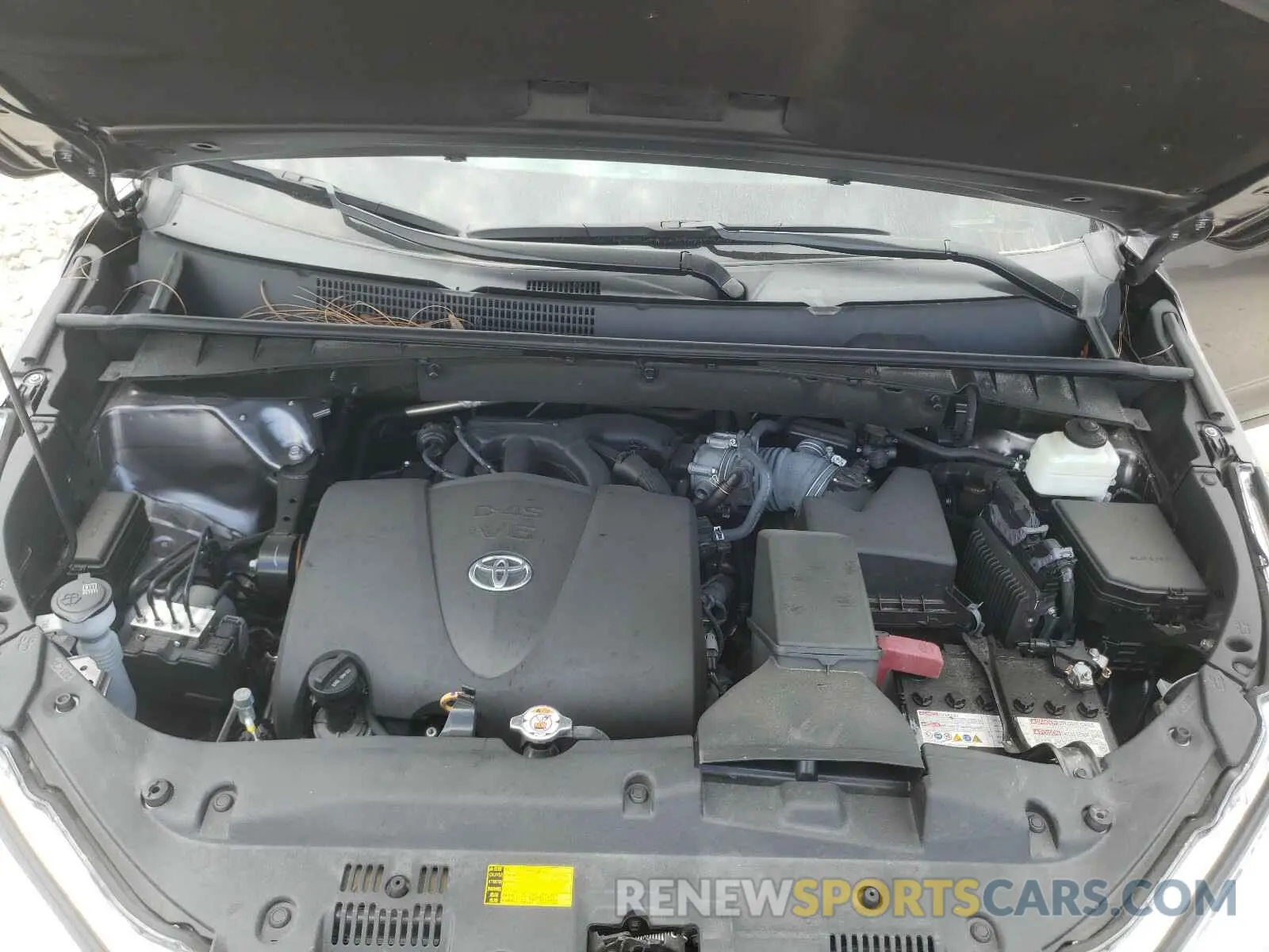 7 Photograph of a damaged car 5TDKZRFH3KS554343 TOYOTA HIGHLANDER 2019