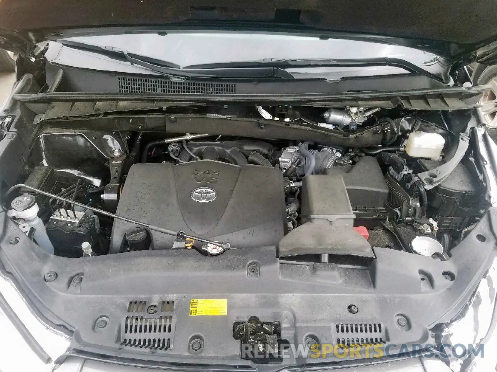 7 Фотография поврежденного автомобиля 5TDKZRFH4KS557090 TOYOTA HIGHLANDER 2019