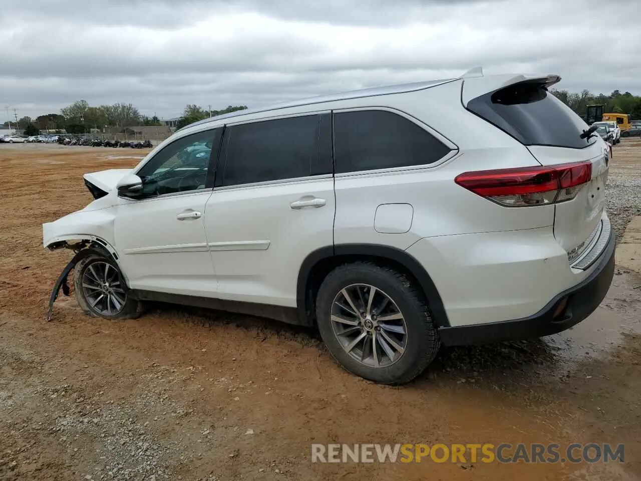 2 Фотография поврежденного автомобиля 5TDKZRFH5KS553176 TOYOTA HIGHLANDER 2019
