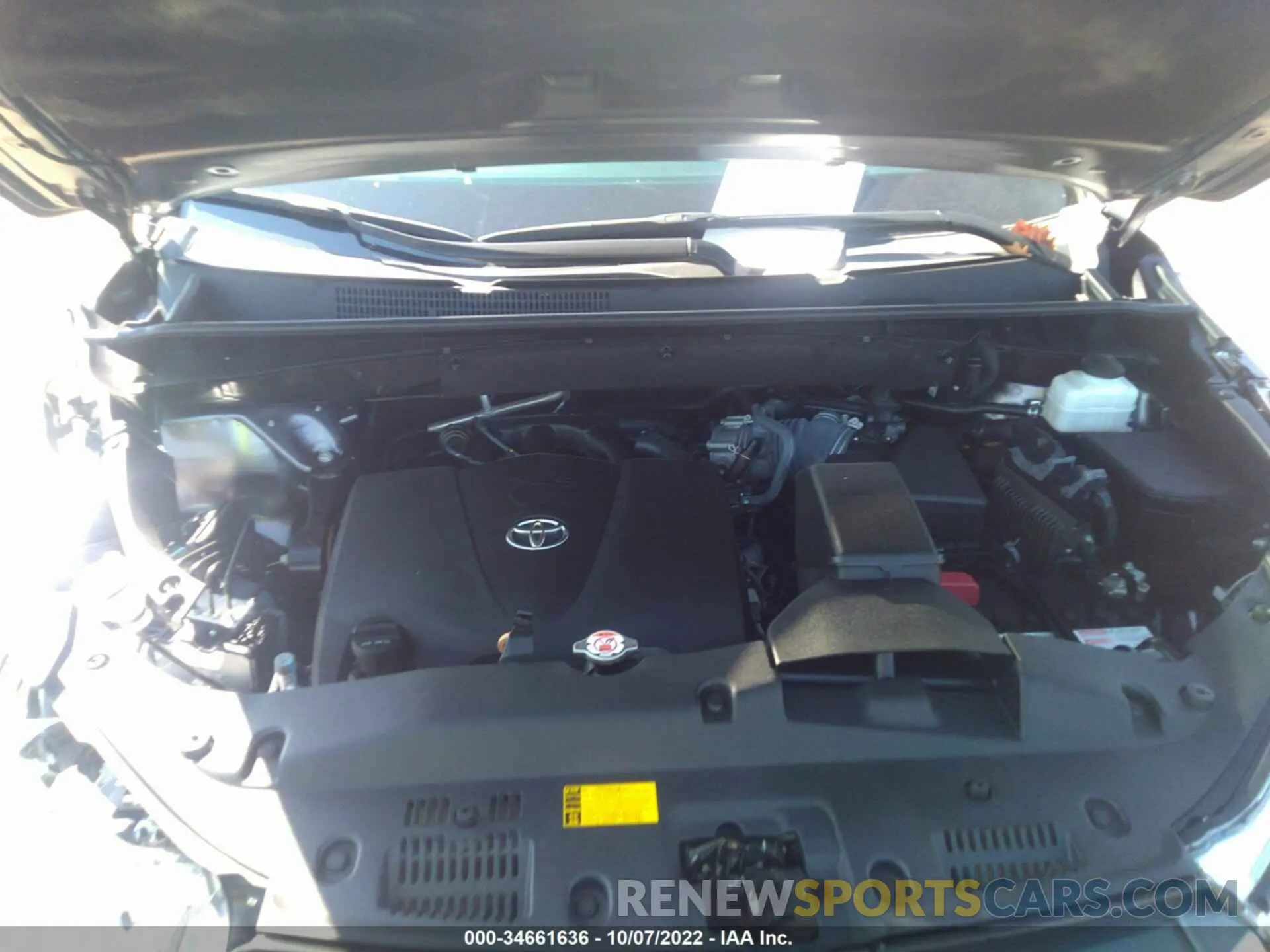 10 Фотография поврежденного автомобиля 5TDKZRFH5KS564601 TOYOTA HIGHLANDER 2019
