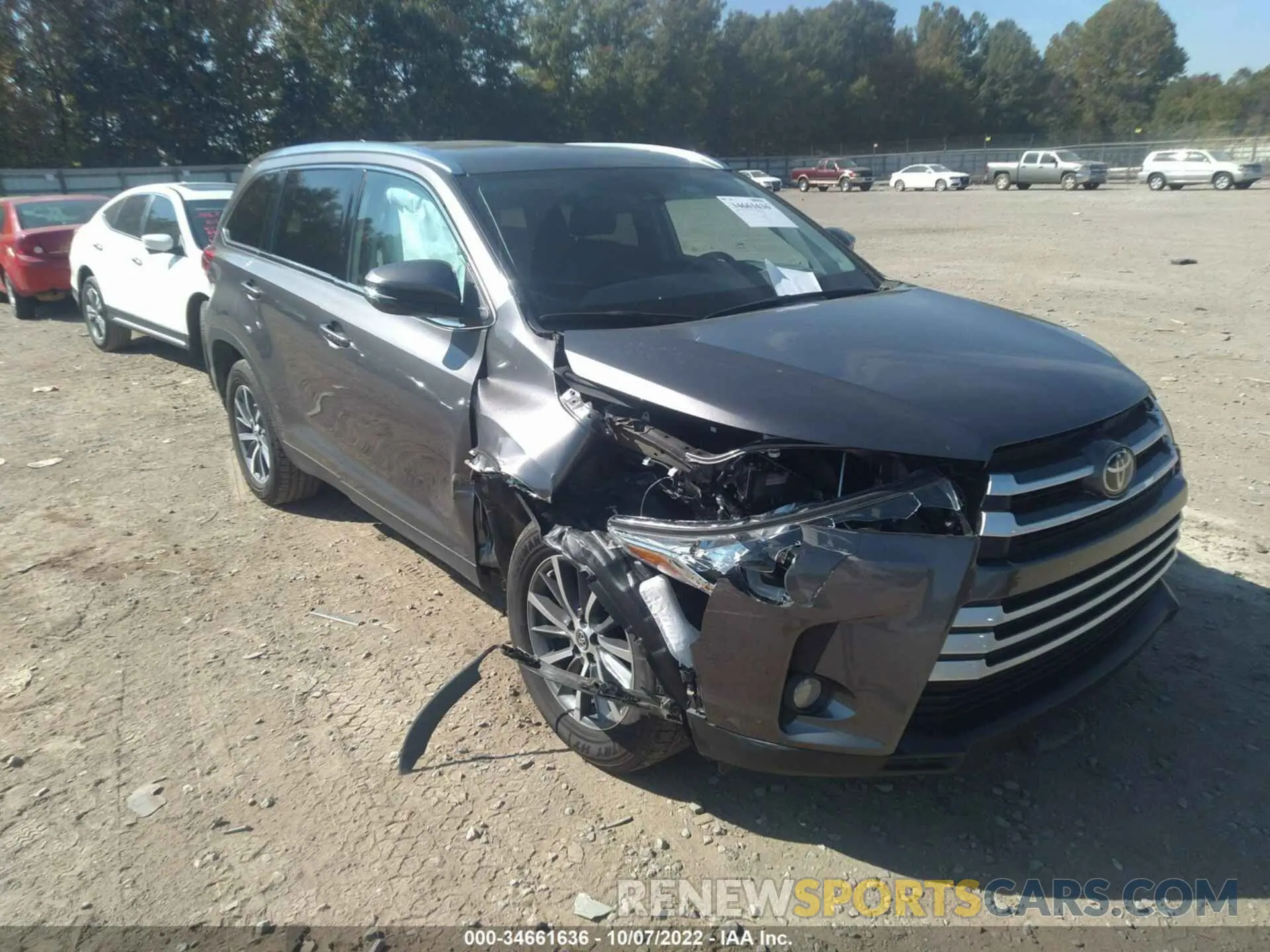 6 Фотография поврежденного автомобиля 5TDKZRFH5KS564601 TOYOTA HIGHLANDER 2019
