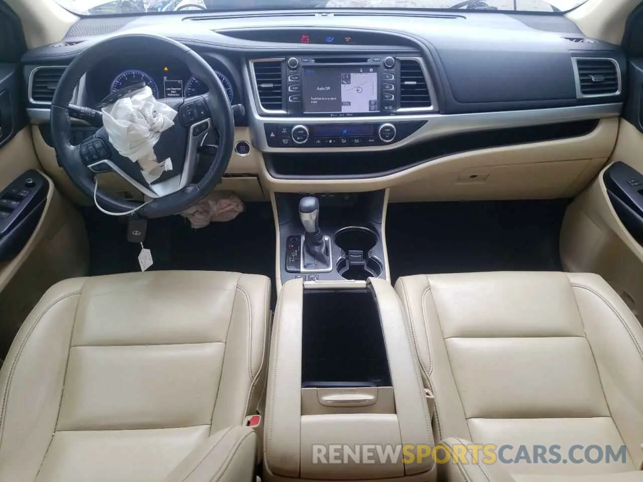 8 Photograph of a damaged car 5TDKZRFH7KS325499 TOYOTA HIGHLANDER 2019