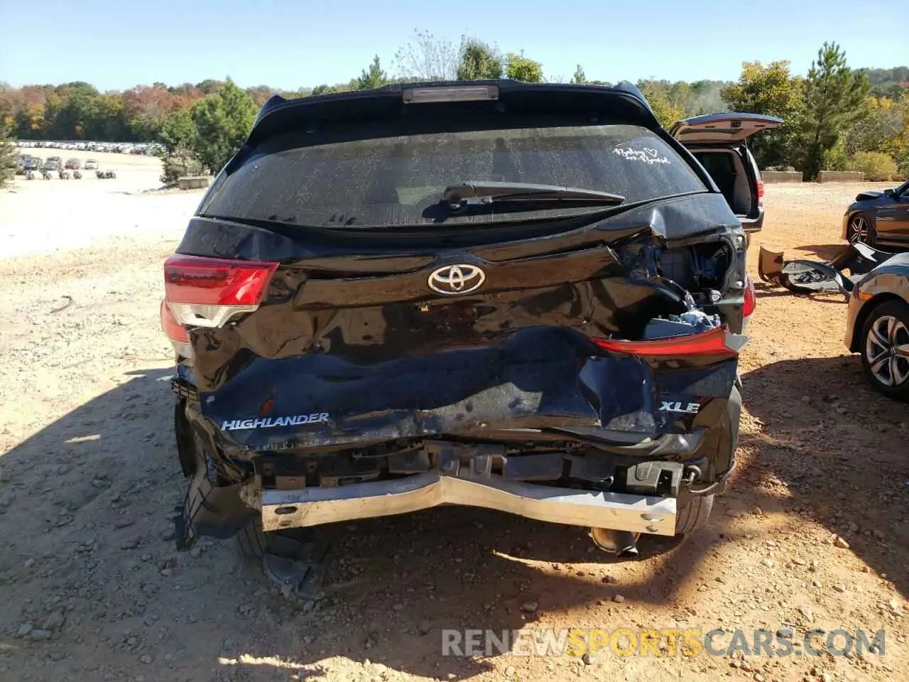 6 Фотография поврежденного автомобиля 5TDKZRFH7KS568830 TOYOTA HIGHLANDER 2019