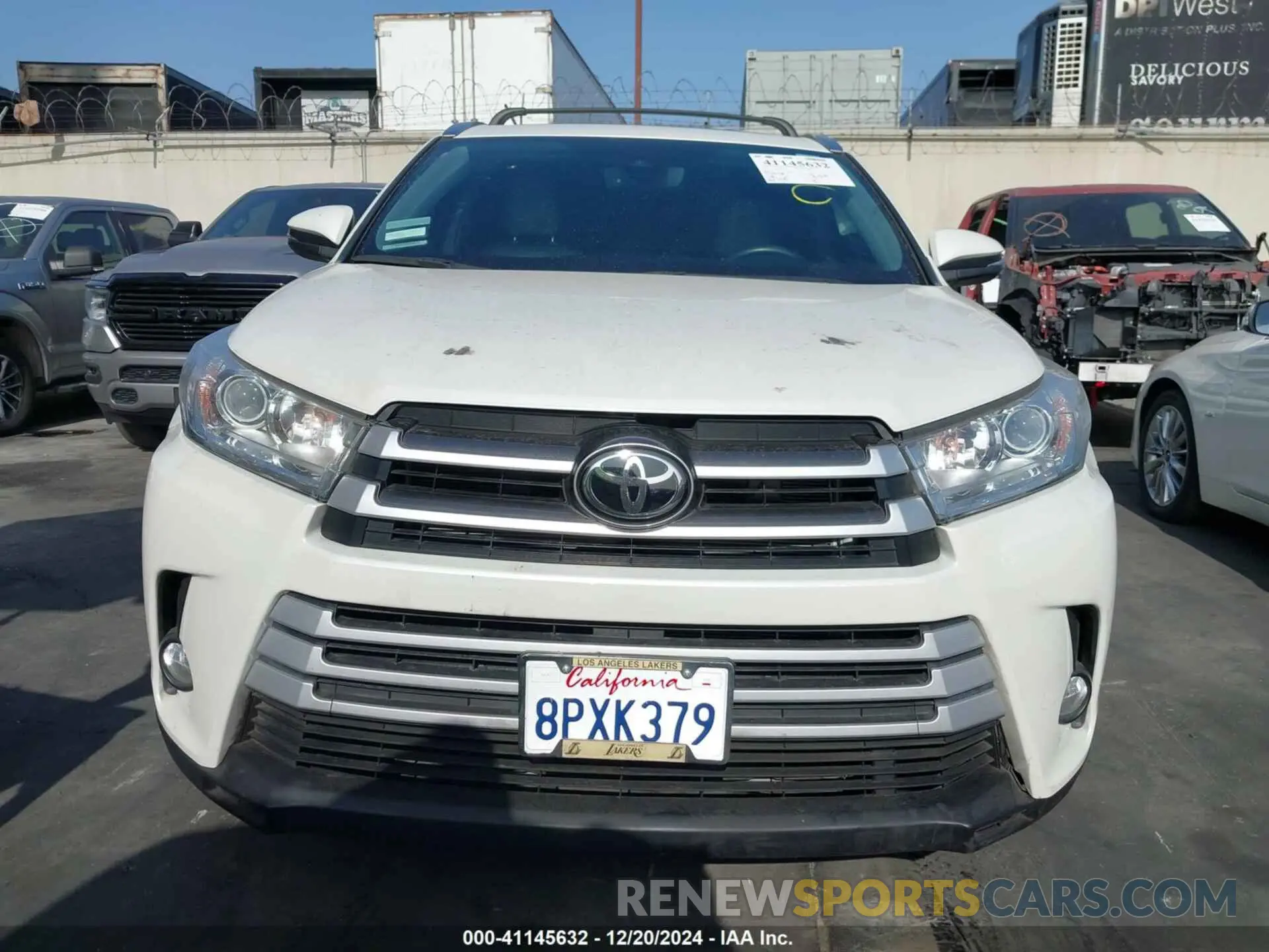 13 Фотография поврежденного автомобиля 5TDKZRFH9KS572927 TOYOTA HIGHLANDER 2019