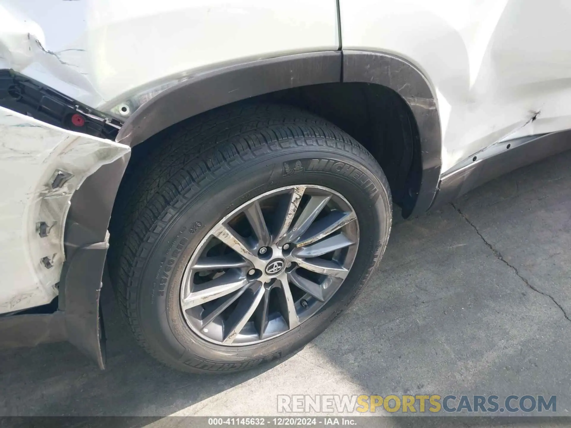 22 Фотография поврежденного автомобиля 5TDKZRFH9KS572927 TOYOTA HIGHLANDER 2019