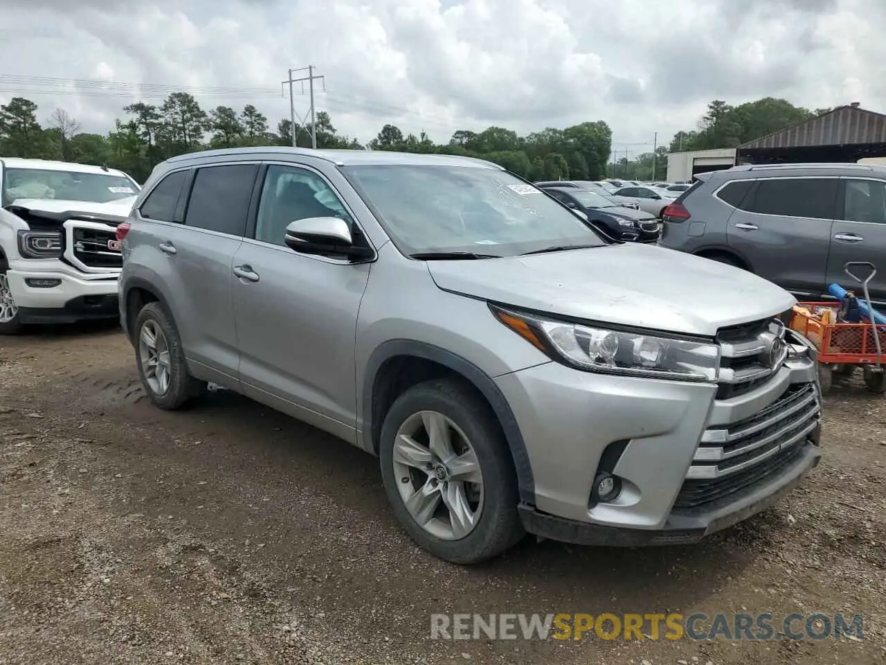 4 Фотография поврежденного автомобиля 5TDYZRFH2KS337926 TOYOTA HIGHLANDER 2019