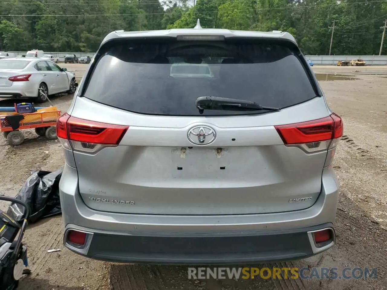 6 Фотография поврежденного автомобиля 5TDYZRFH2KS337926 TOYOTA HIGHLANDER 2019