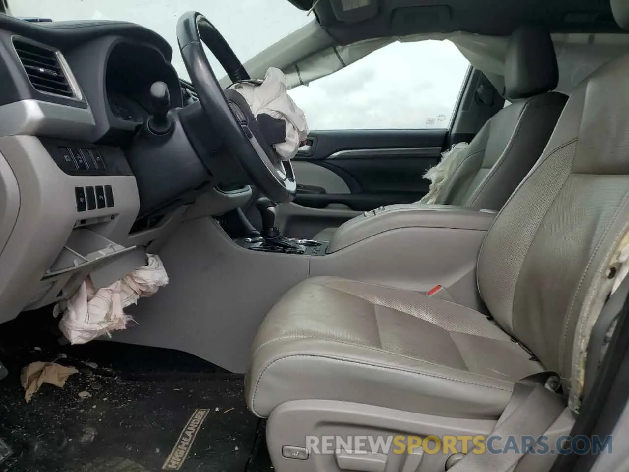 7 Фотография поврежденного автомобиля 5TDYZRFH2KS337926 TOYOTA HIGHLANDER 2019