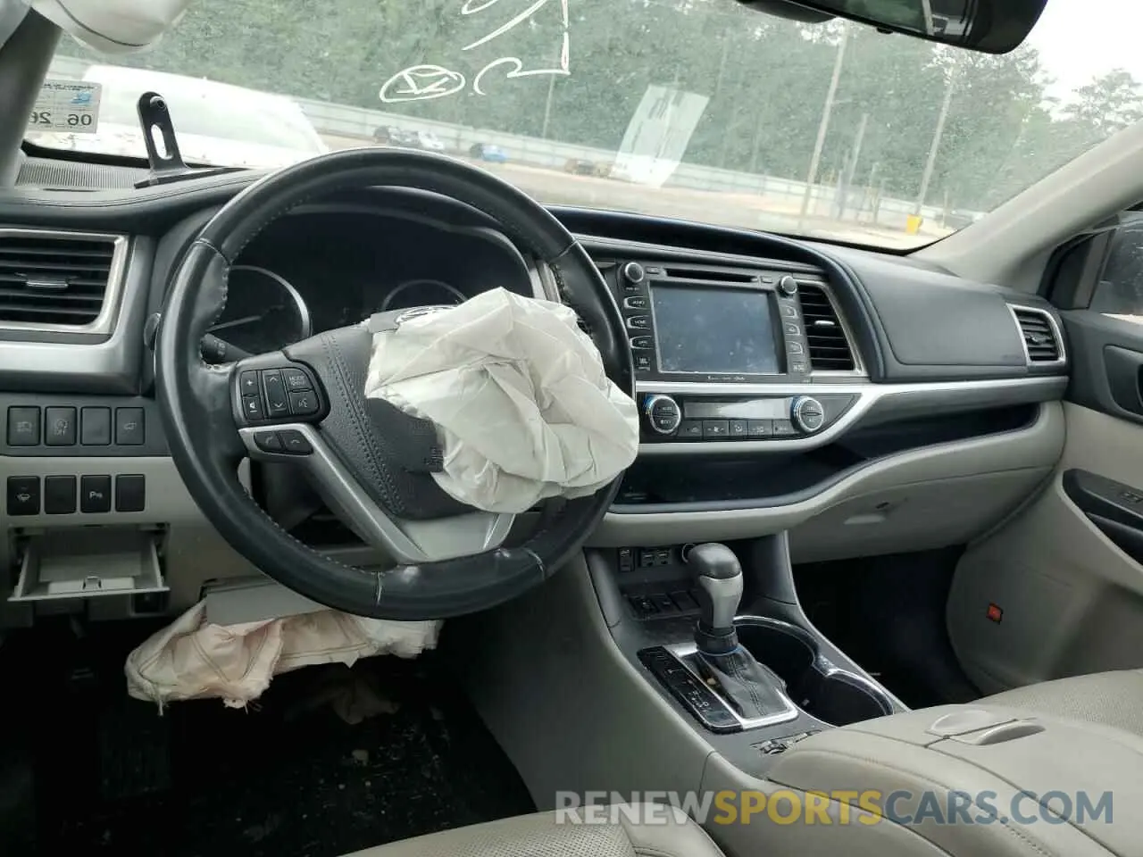 8 Фотография поврежденного автомобиля 5TDYZRFH2KS337926 TOYOTA HIGHLANDER 2019