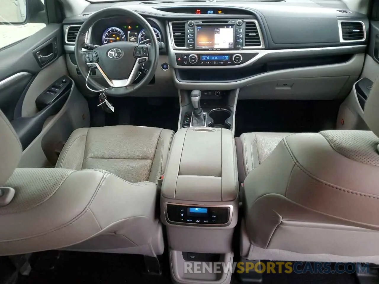 8 Фотография поврежденного автомобиля 5TDYZRFH2KS367430 TOYOTA HIGHLANDER 2019