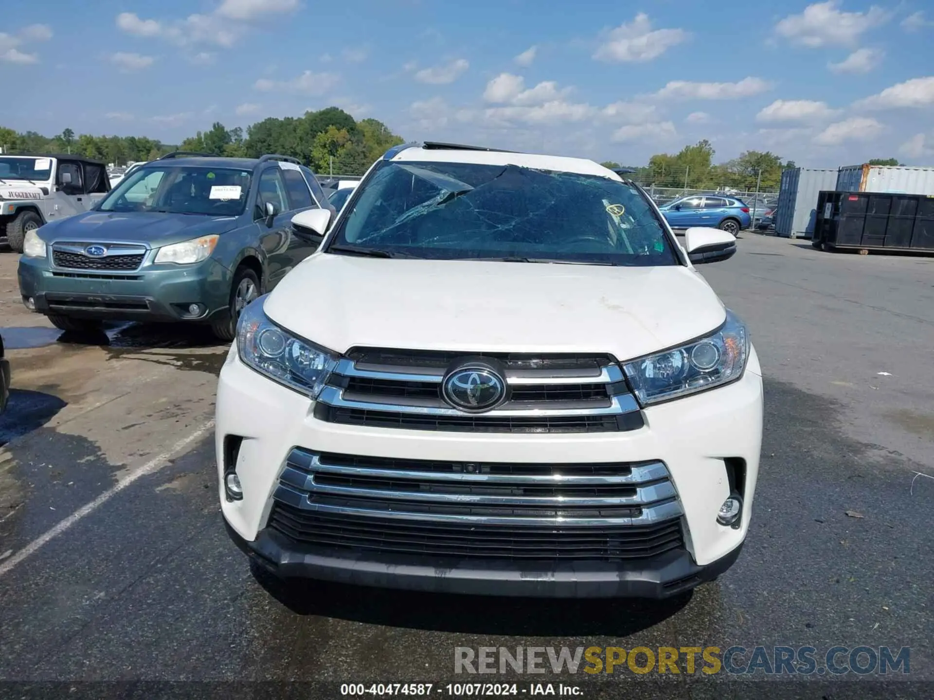 12 Photograph of a damaged car 5TDYZRFH3KS312016 TOYOTA HIGHLANDER 2019