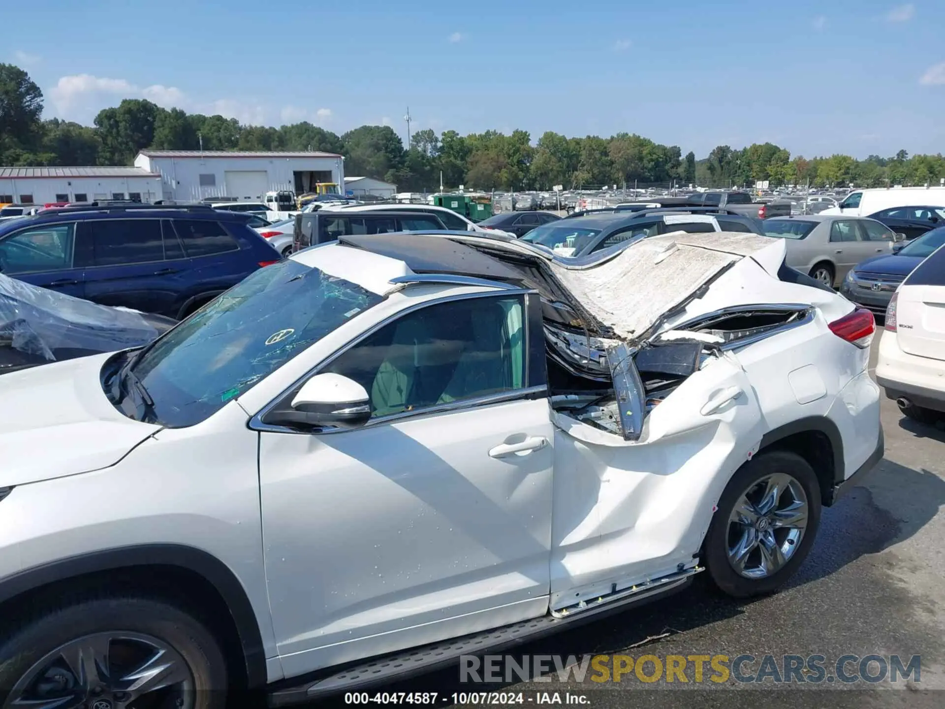 6 Photograph of a damaged car 5TDYZRFH3KS312016 TOYOTA HIGHLANDER 2019
