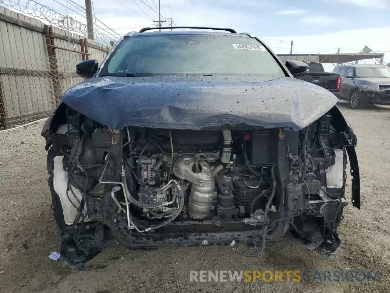 5 Photograph of a damaged car 5TDYZRFH3KS366626 TOYOTA HIGHLANDER 2019