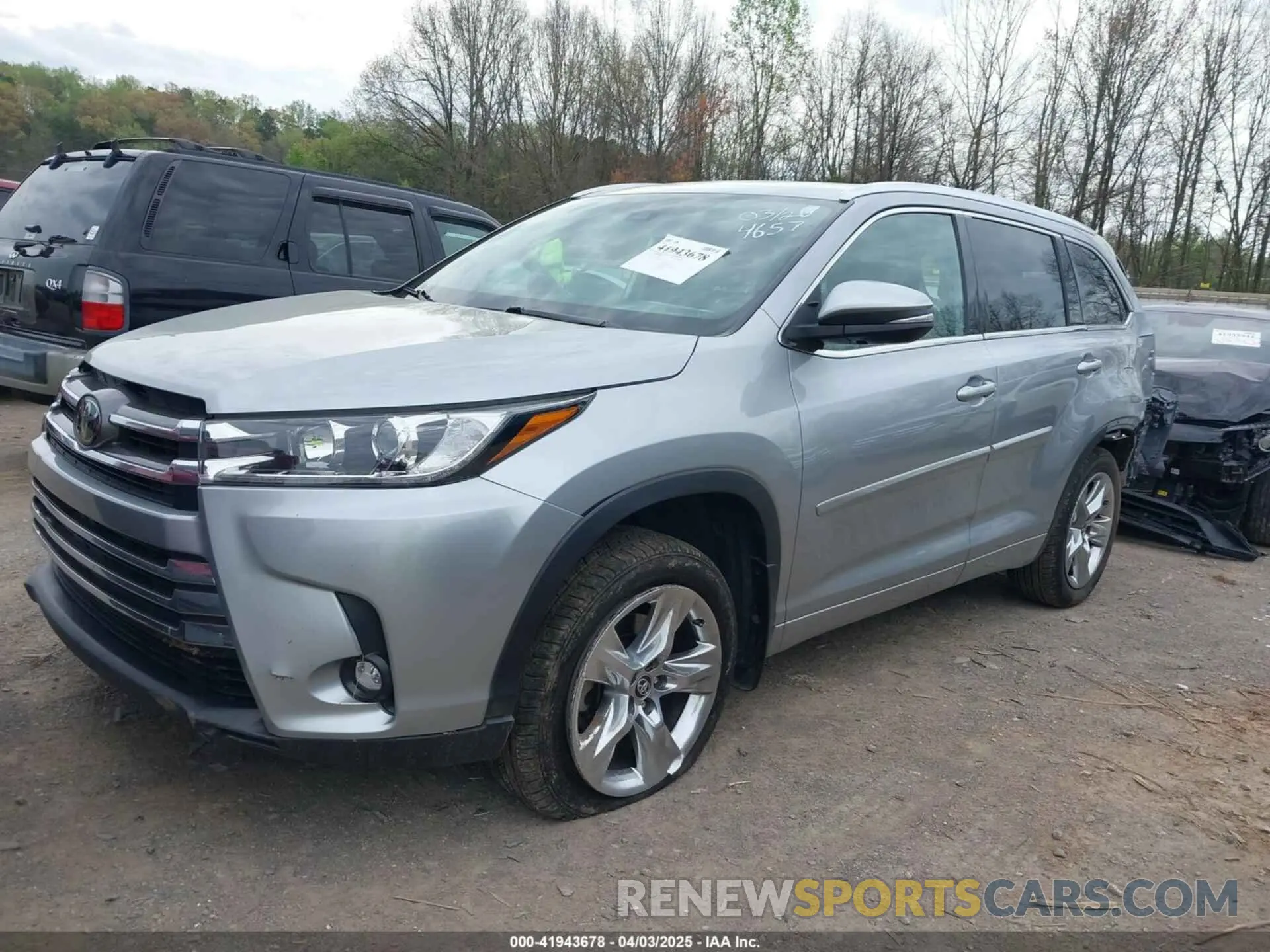 2 Фотография поврежденного автомобиля 5TDYZRFH4KS294657 TOYOTA HIGHLANDER 2019