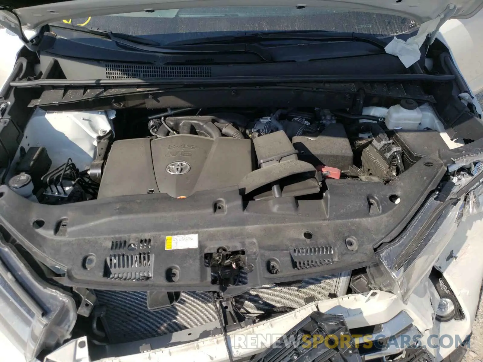 7 Photograph of a damaged car 5TDYZRFH4KS357188 TOYOTA HIGHLANDER 2019