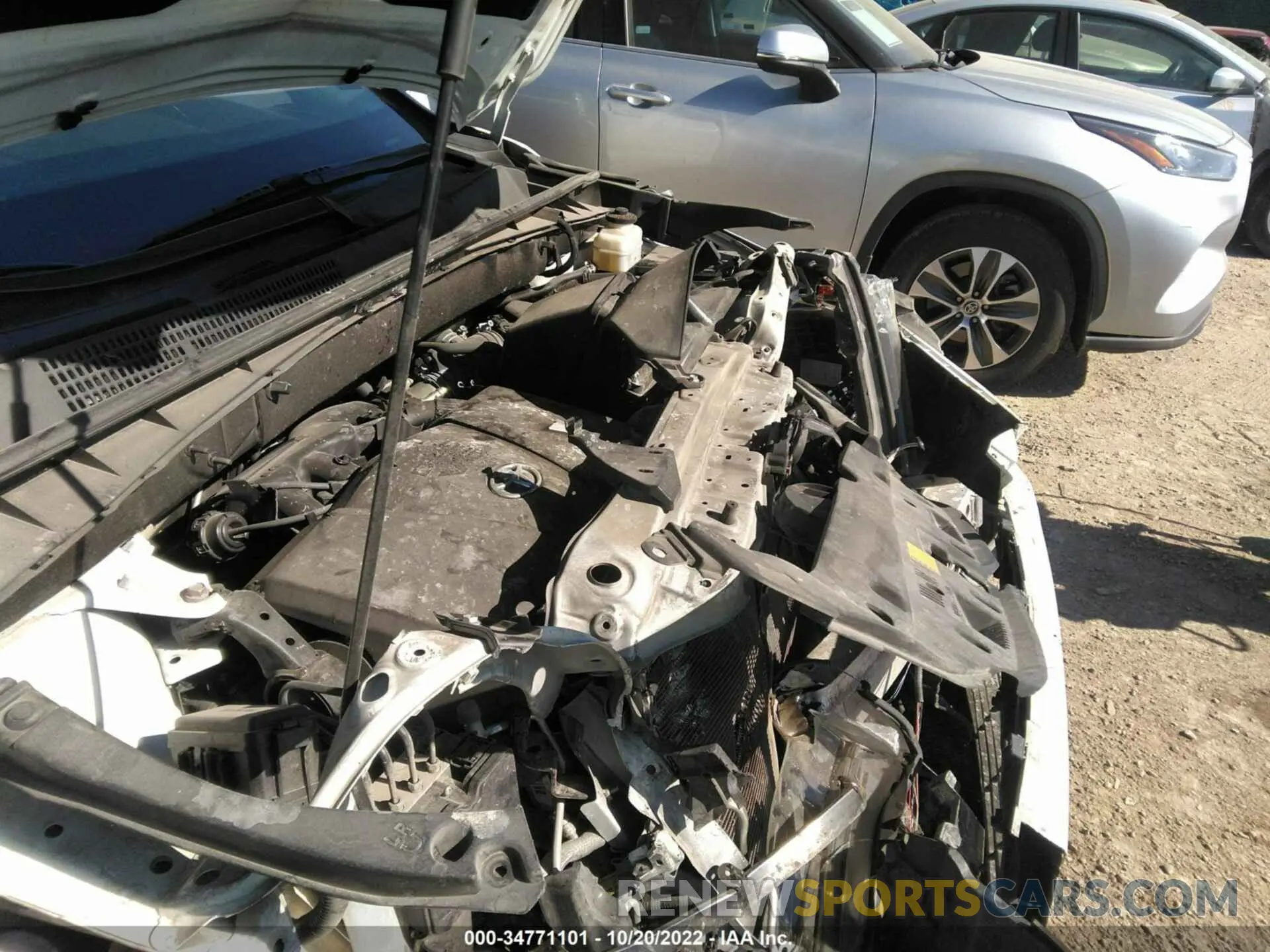 10 Photograph of a damaged car 5TDYZRFH7KS316893 TOYOTA HIGHLANDER 2019