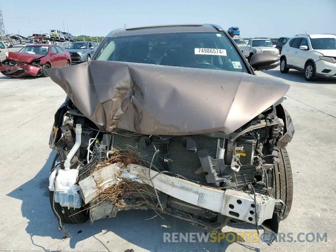 5 Фотография поврежденного автомобиля 5TDYZRFH7KS327358 TOYOTA HIGHLANDER 2019
