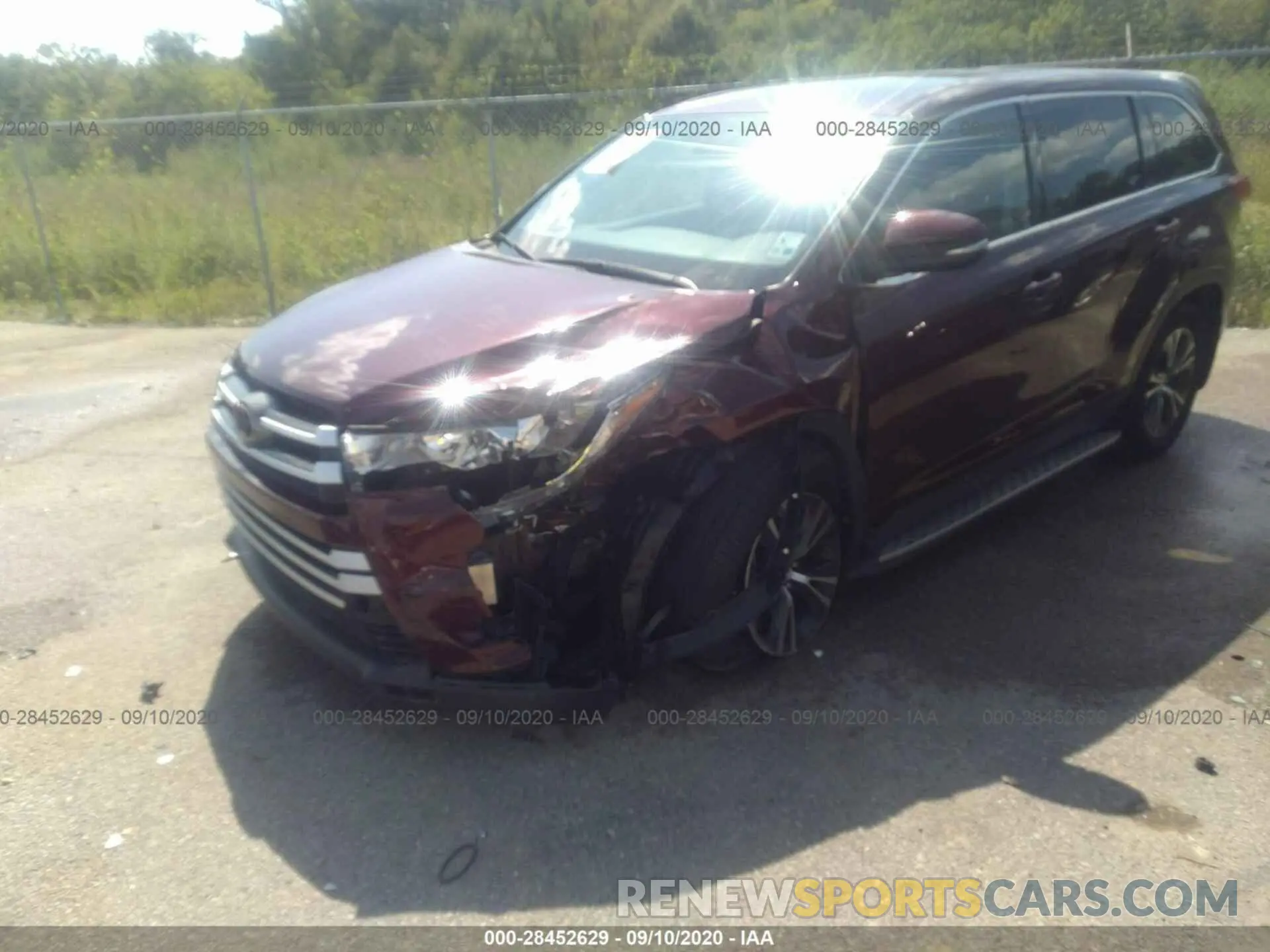6 Photograph of a damaged car 5TDZARFH2KS053353 TOYOTA HIGHLANDER 2019