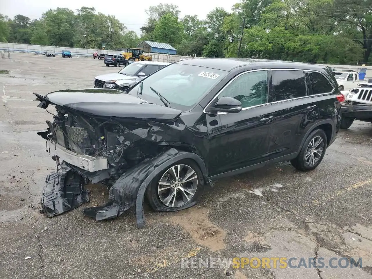 1 Фотография поврежденного автомобиля 5TDZARFH6KS059995 TOYOTA HIGHLANDER 2019