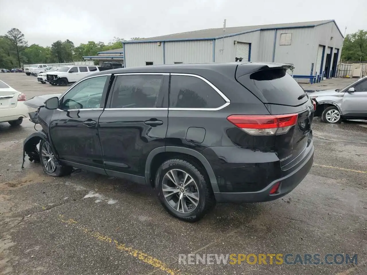2 Фотография поврежденного автомобиля 5TDZARFH6KS059995 TOYOTA HIGHLANDER 2019