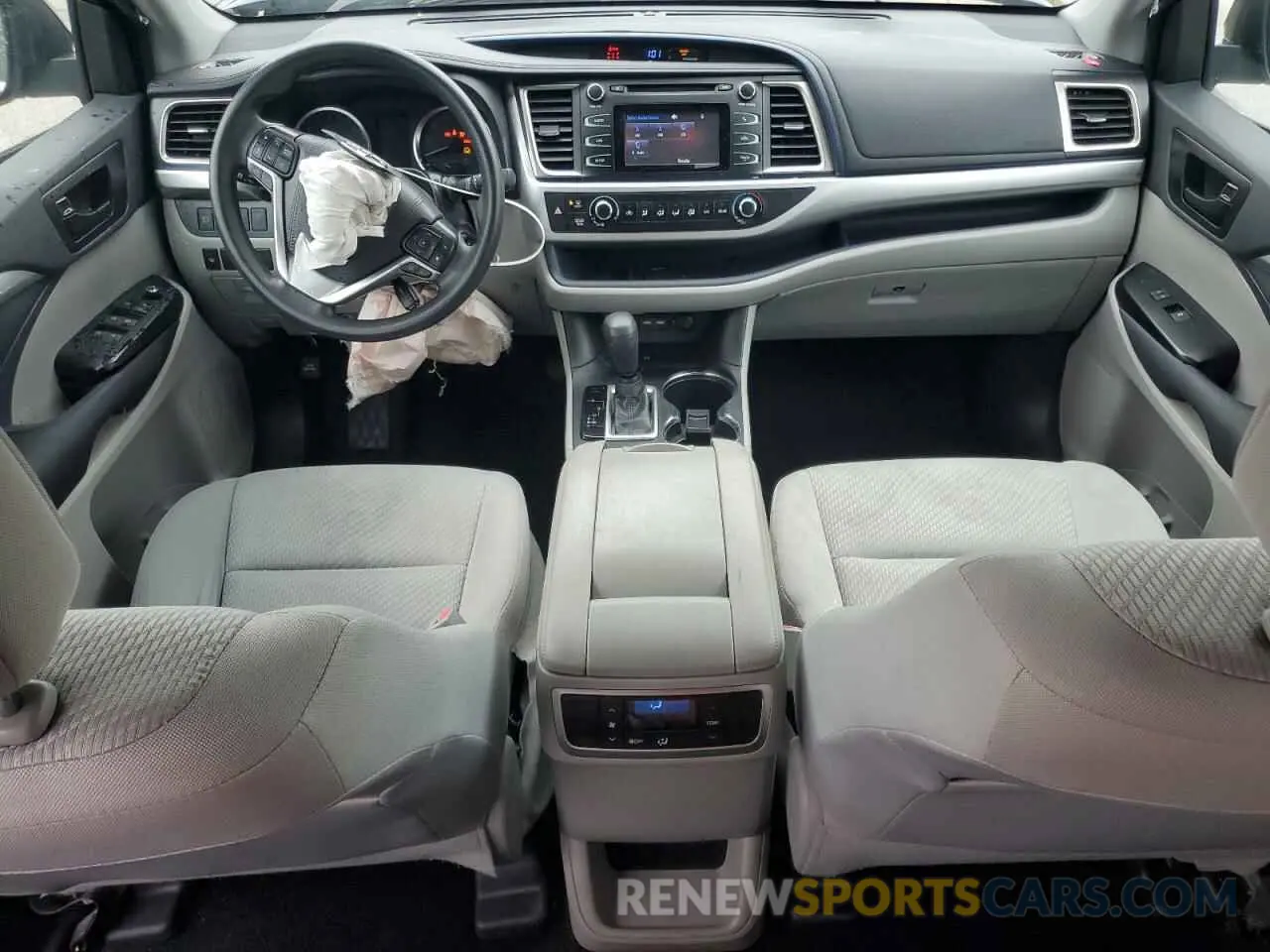 8 Фотография поврежденного автомобиля 5TDZARFH6KS059995 TOYOTA HIGHLANDER 2019