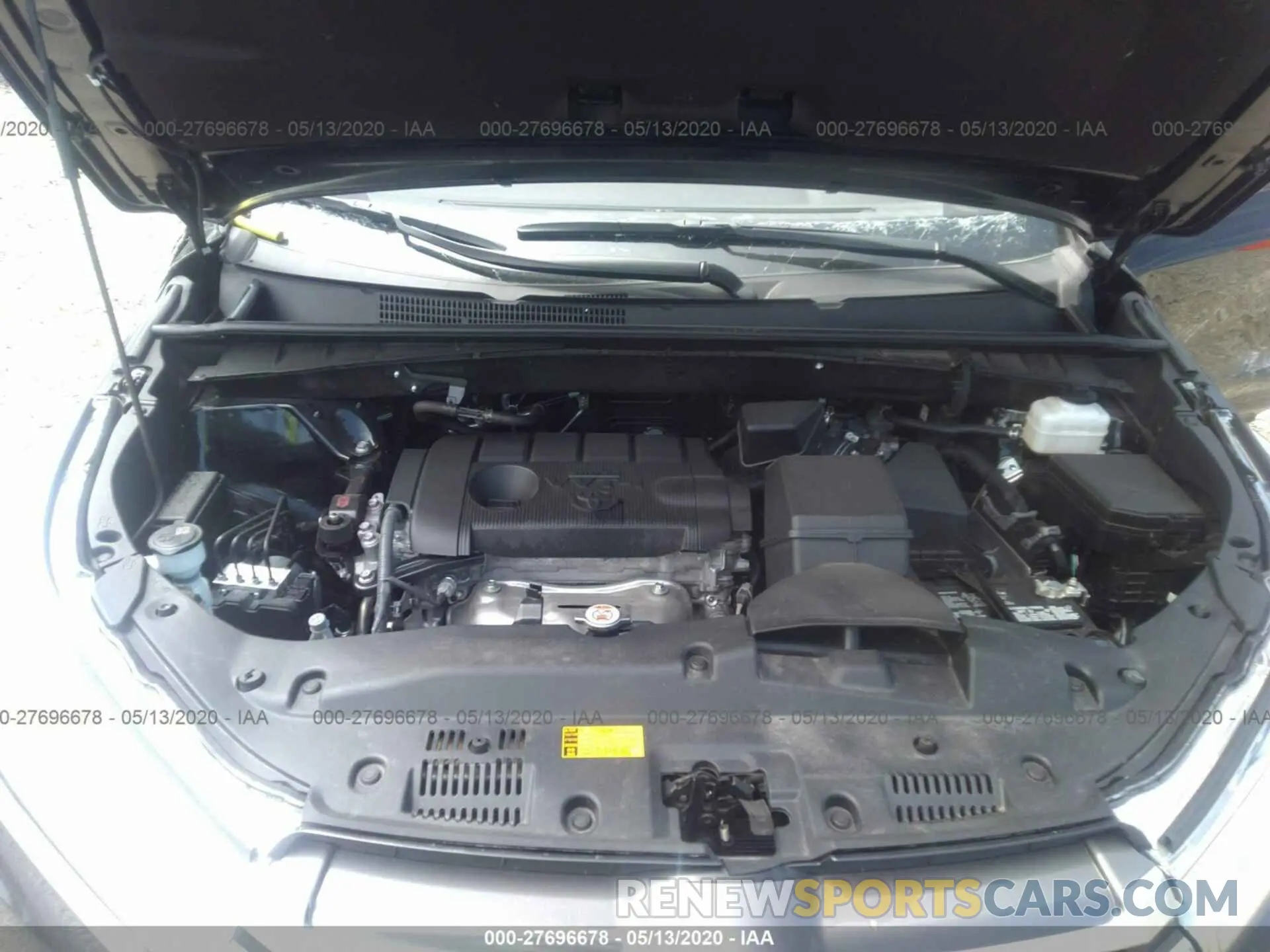 10 Photograph of a damaged car 5TDZARFH7KS047435 TOYOTA HIGHLANDER 2019