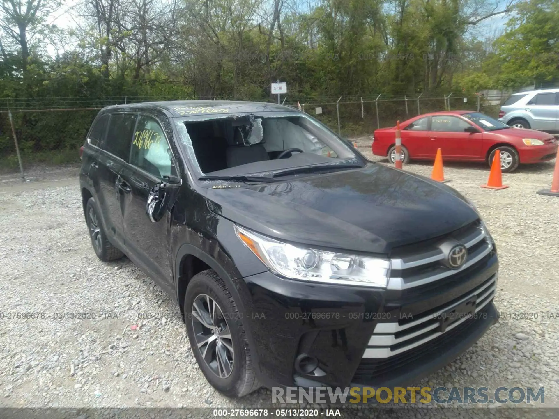 6 Photograph of a damaged car 5TDZARFH7KS047435 TOYOTA HIGHLANDER 2019
