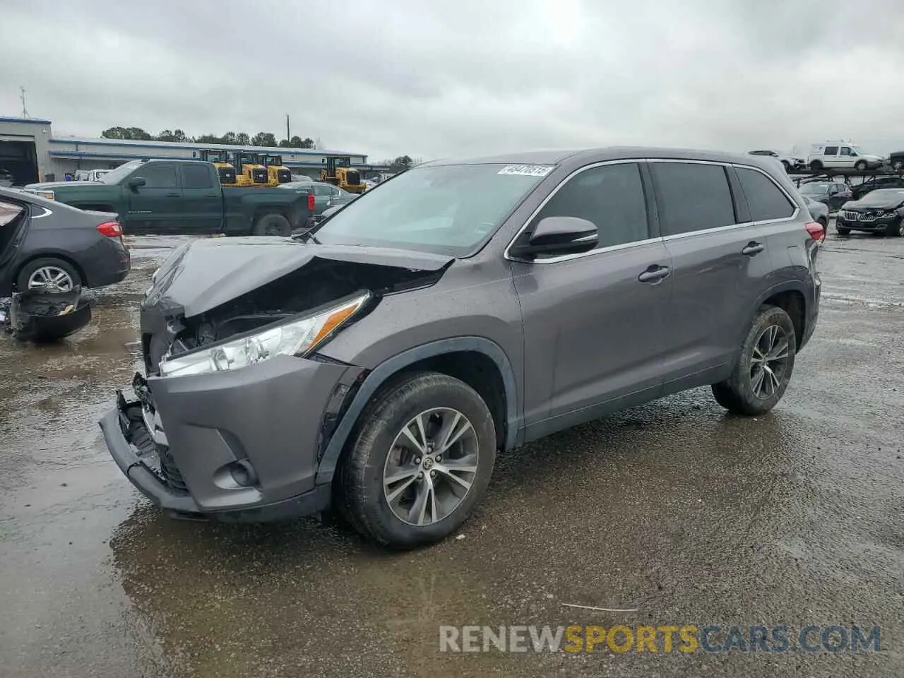 1 Фотография поврежденного автомобиля 5TDZARFHXKS060339 TOYOTA HIGHLANDER 2019