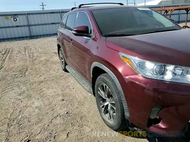 11 Фотография поврежденного автомобиля 5TDZZRFH0KS327965 TOYOTA HIGHLANDER 2019