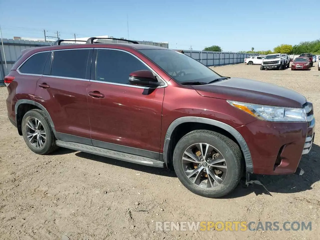 4 Фотография поврежденного автомобиля 5TDZZRFH0KS327965 TOYOTA HIGHLANDER 2019