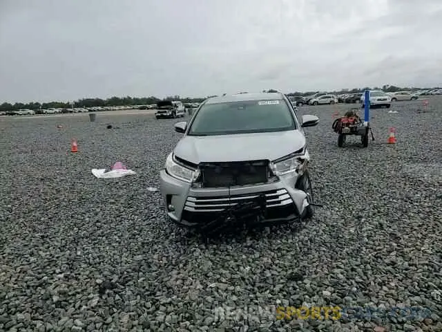 15 Фотография поврежденного автомобиля 5TDZZRFH0KS361419 TOYOTA HIGHLANDER 2019