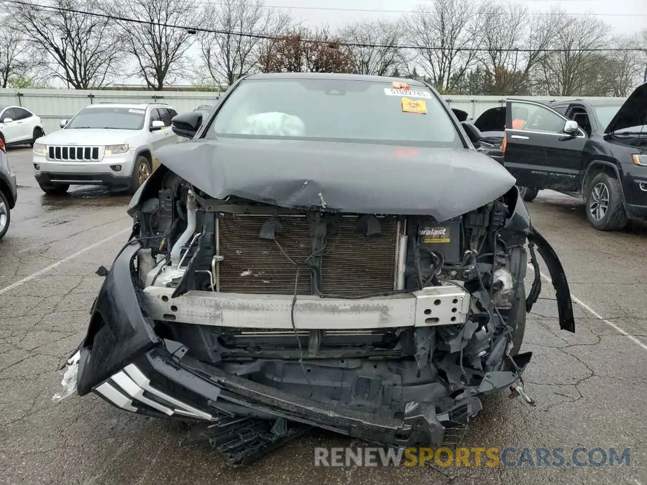 5 Photograph of a damaged car 5TDZZRFH1KS301259 TOYOTA HIGHLANDER 2019