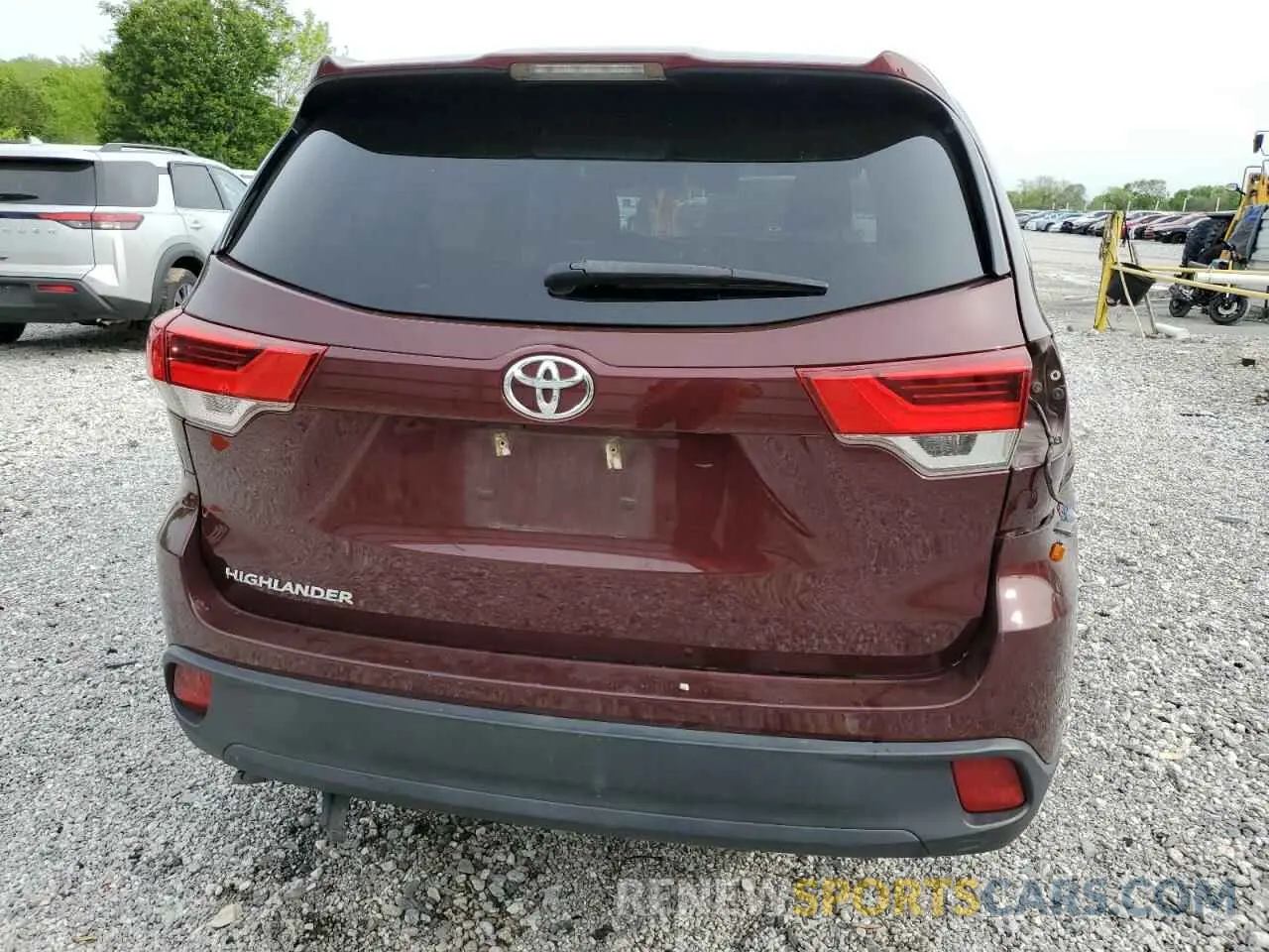6 Фотография поврежденного автомобиля 5TDZZRFH1KS366192 TOYOTA HIGHLANDER 2019