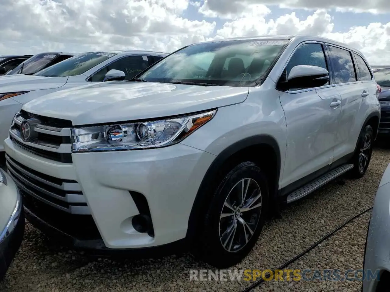 2 Фотография поврежденного автомобиля 5TDZZRFH2KS302291 TOYOTA HIGHLANDER 2019
