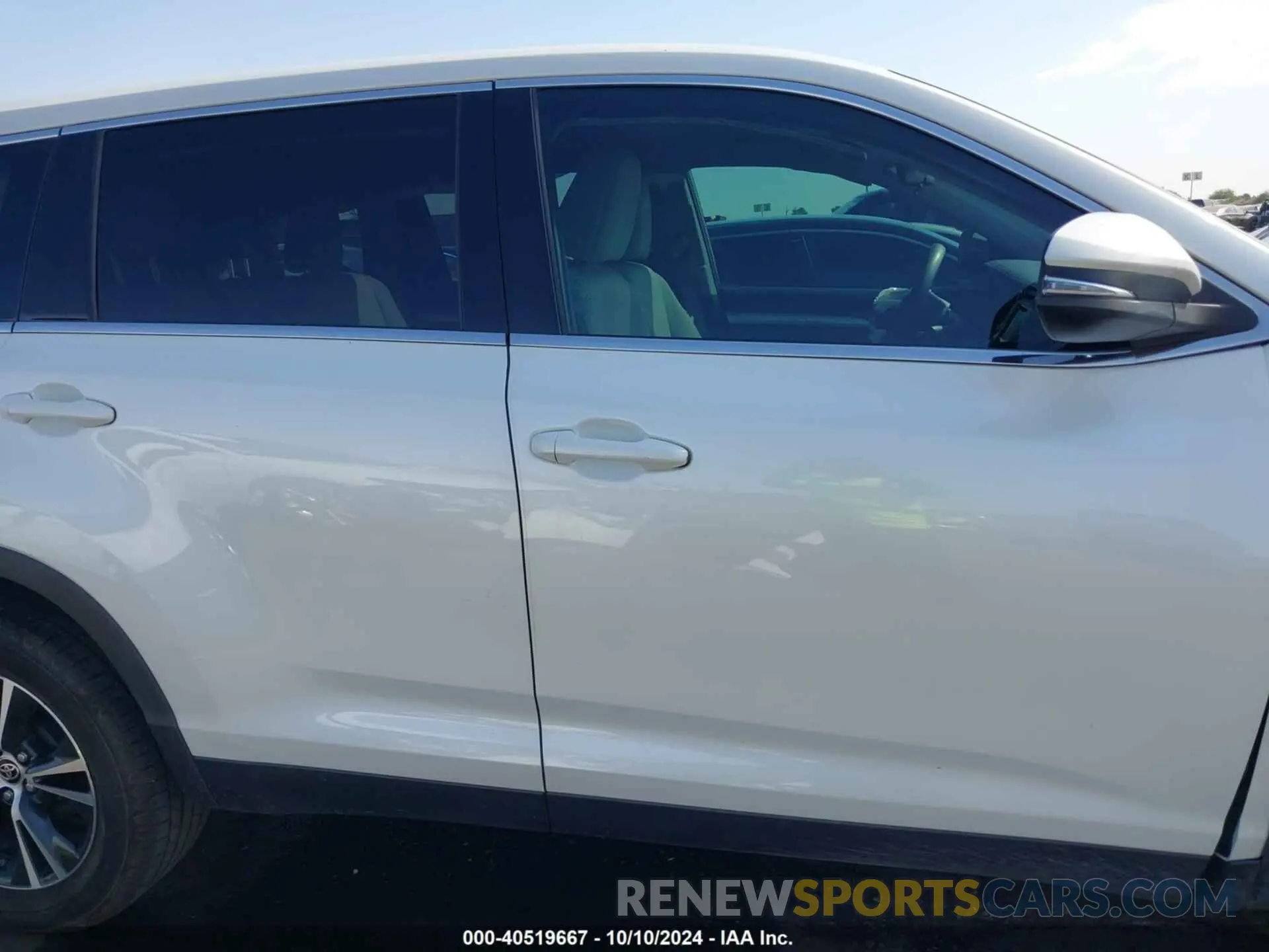 13 Фотография поврежденного автомобиля 5TDZZRFH4KS366848 TOYOTA HIGHLANDER 2019