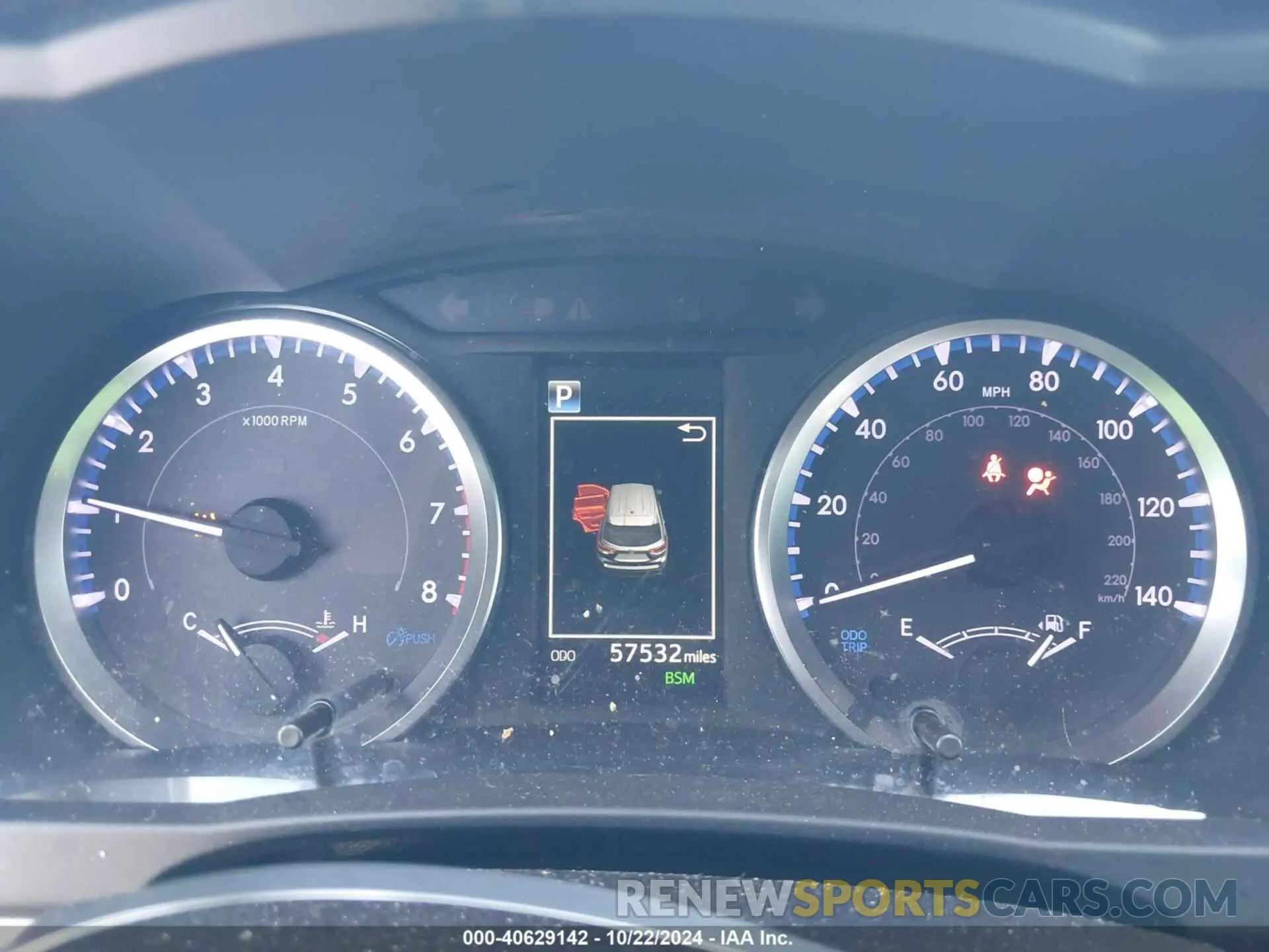7 Фотография поврежденного автомобиля 5TDZZRFH5KS316122 TOYOTA HIGHLANDER 2019