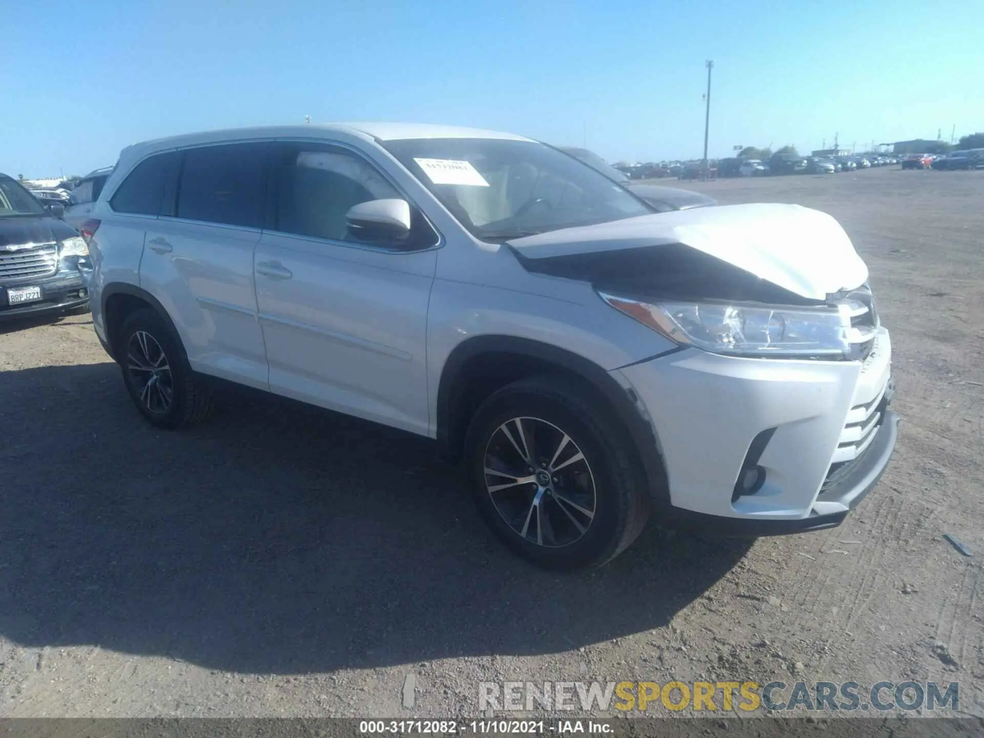 1 Фотография поврежденного автомобиля 5TDZZRFH9KS318312 TOYOTA HIGHLANDER 2019