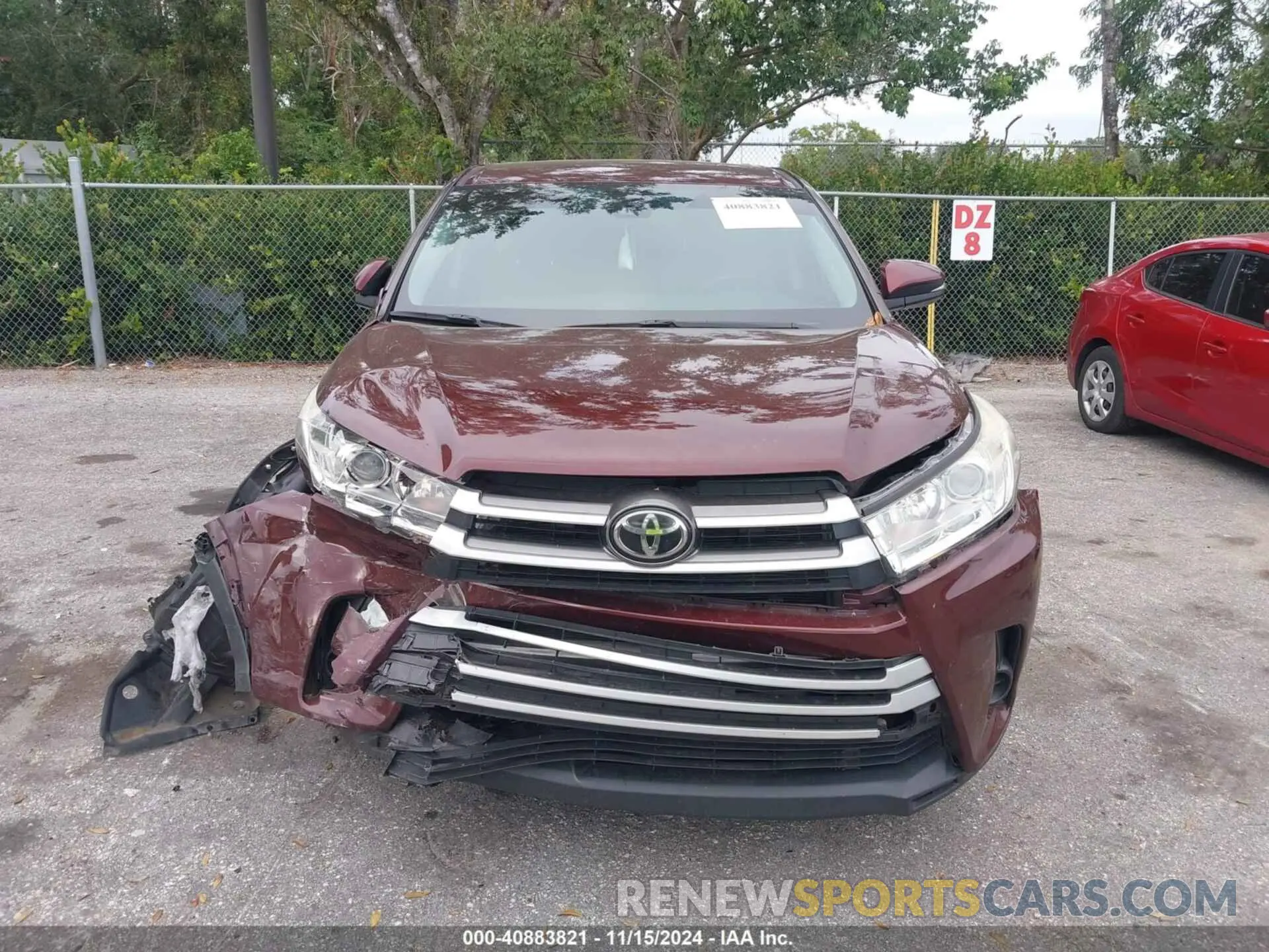 12 Фотография поврежденного автомобиля 5TDZZRFHXKS353425 TOYOTA HIGHLANDER 2019