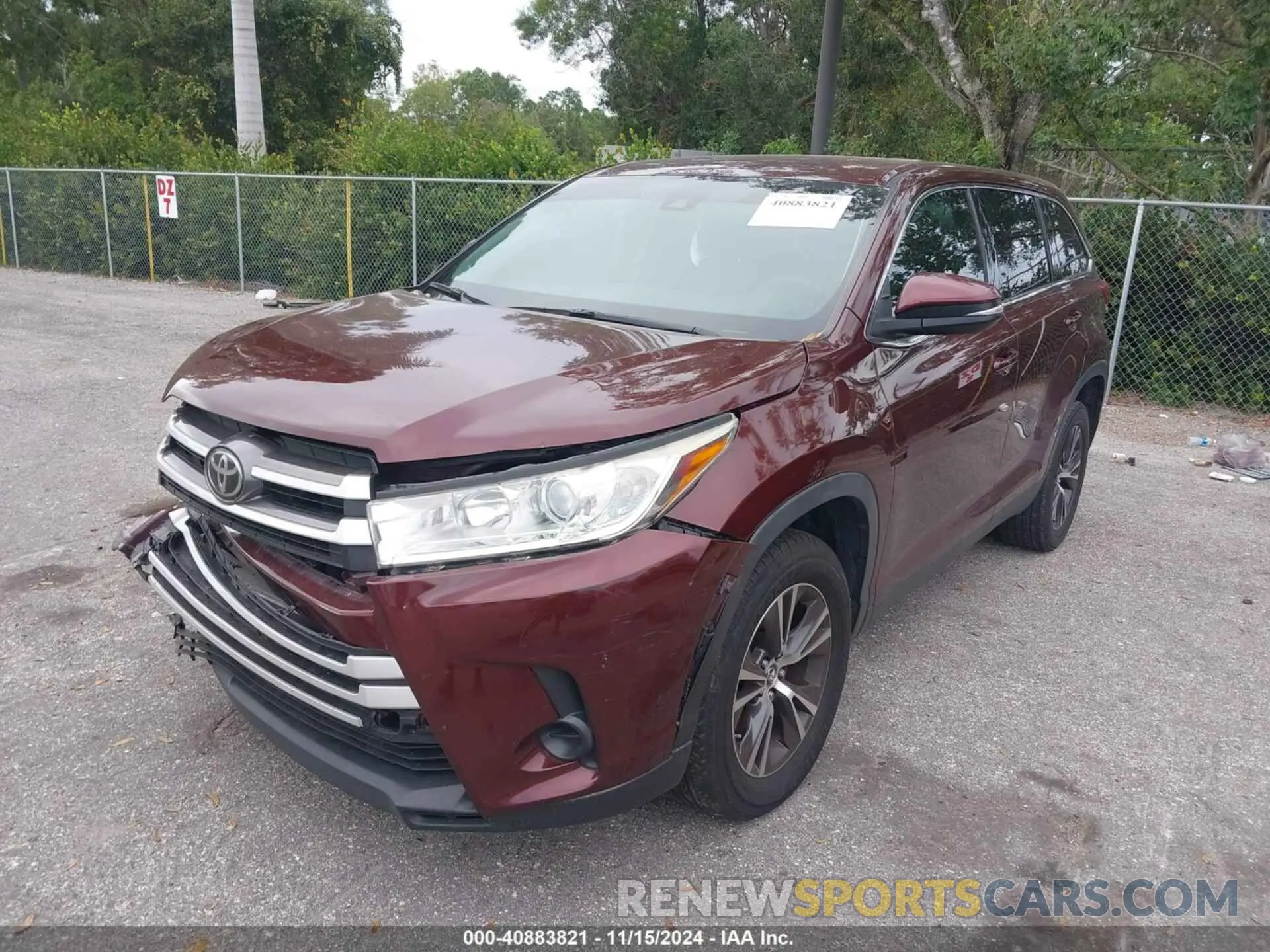 2 Фотография поврежденного автомобиля 5TDZZRFHXKS353425 TOYOTA HIGHLANDER 2019