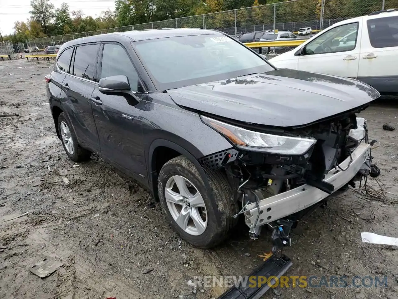 1 Фотография поврежденного автомобиля 5TDBBRCH7LS511960 TOYOTA HIGHLANDER 2020