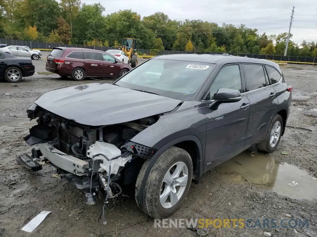 2 Фотография поврежденного автомобиля 5TDBBRCH7LS511960 TOYOTA HIGHLANDER 2020