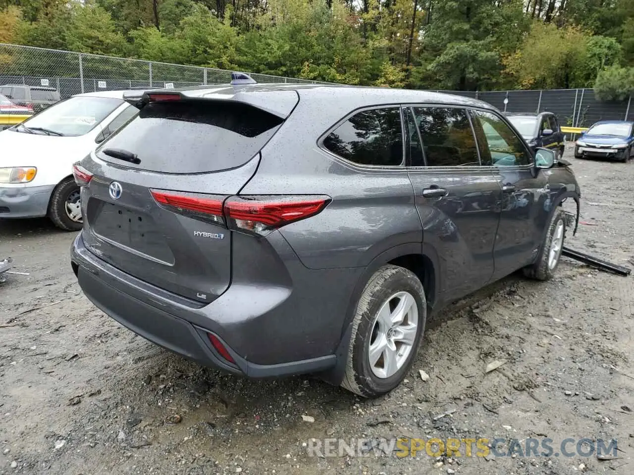 4 Фотография поврежденного автомобиля 5TDBBRCH7LS511960 TOYOTA HIGHLANDER 2020