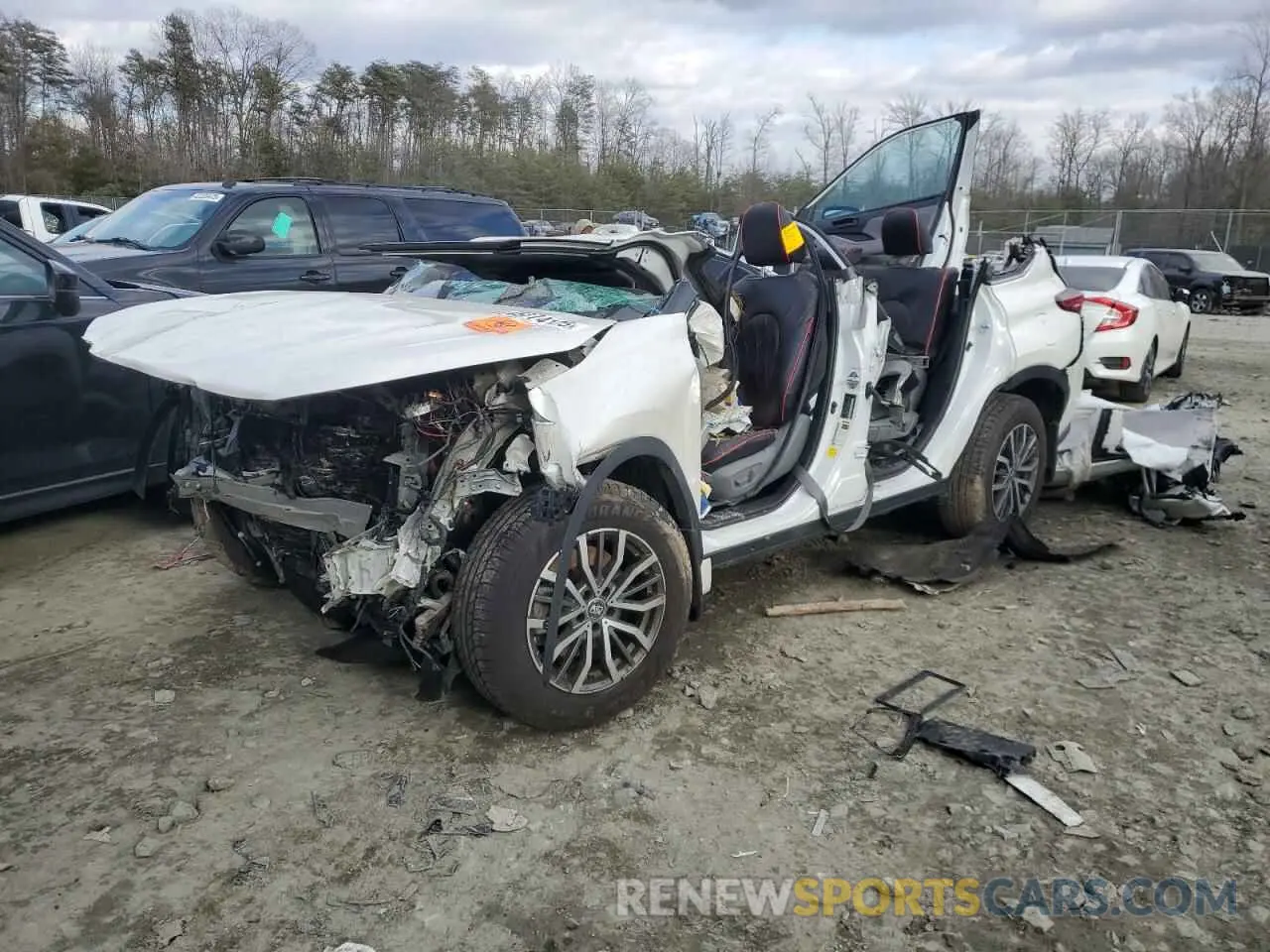 1 Фотография поврежденного автомобиля 5TDBZRBH0LS507455 TOYOTA HIGHLANDER 2020
