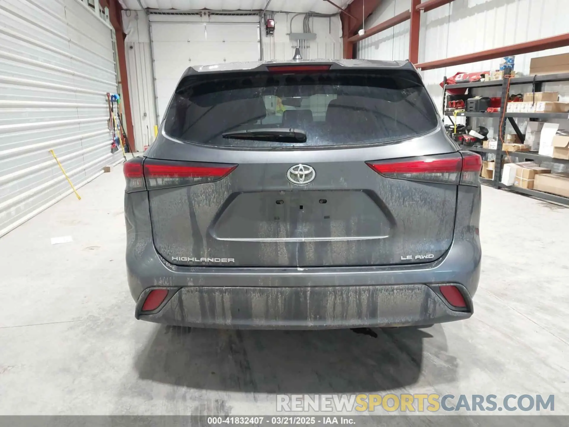 16 Photograph of a damaged car 5TDBZRBH3LS038023 TOYOTA HIGHLANDER 2020