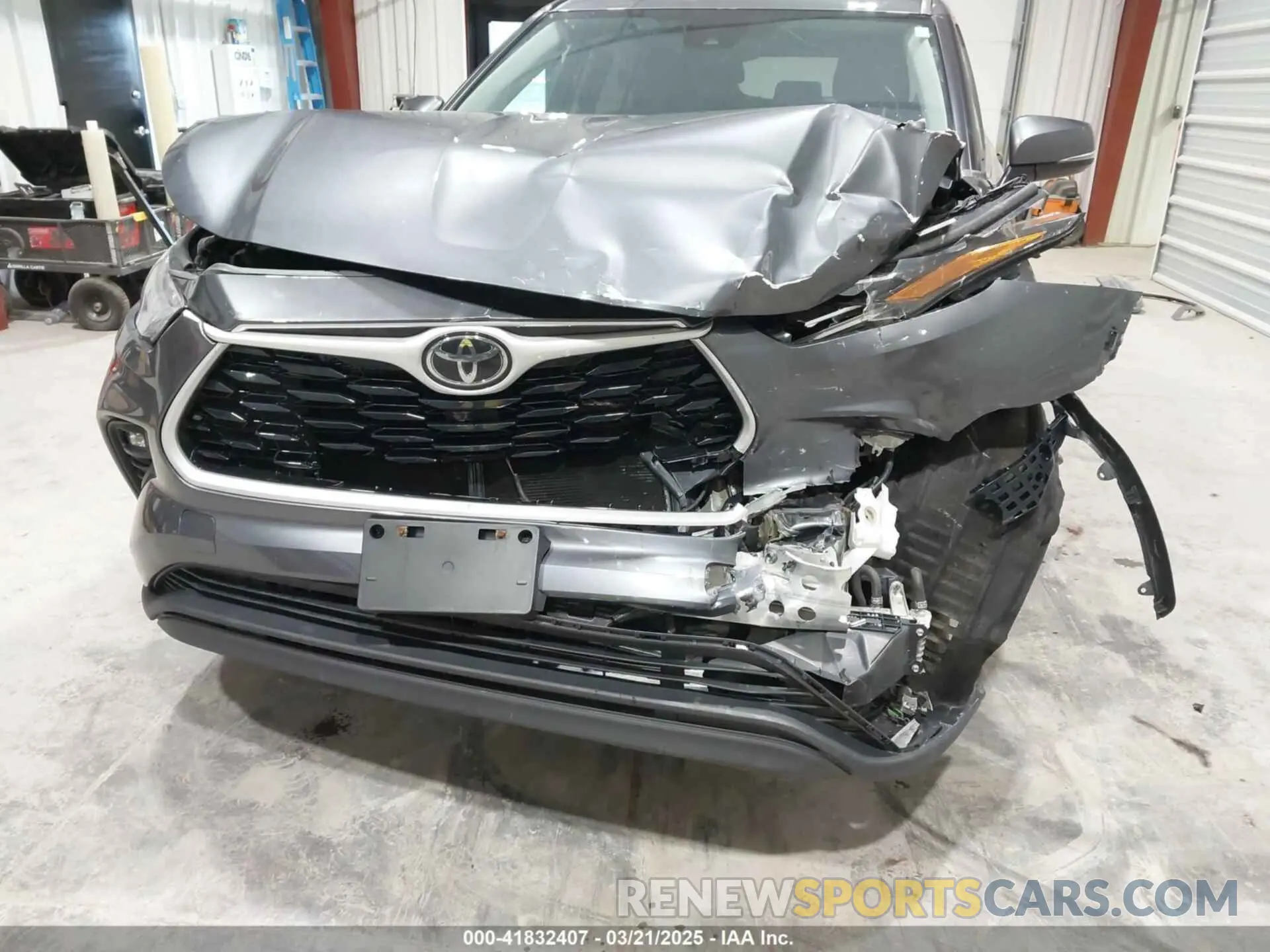 6 Photograph of a damaged car 5TDBZRBH3LS038023 TOYOTA HIGHLANDER 2020