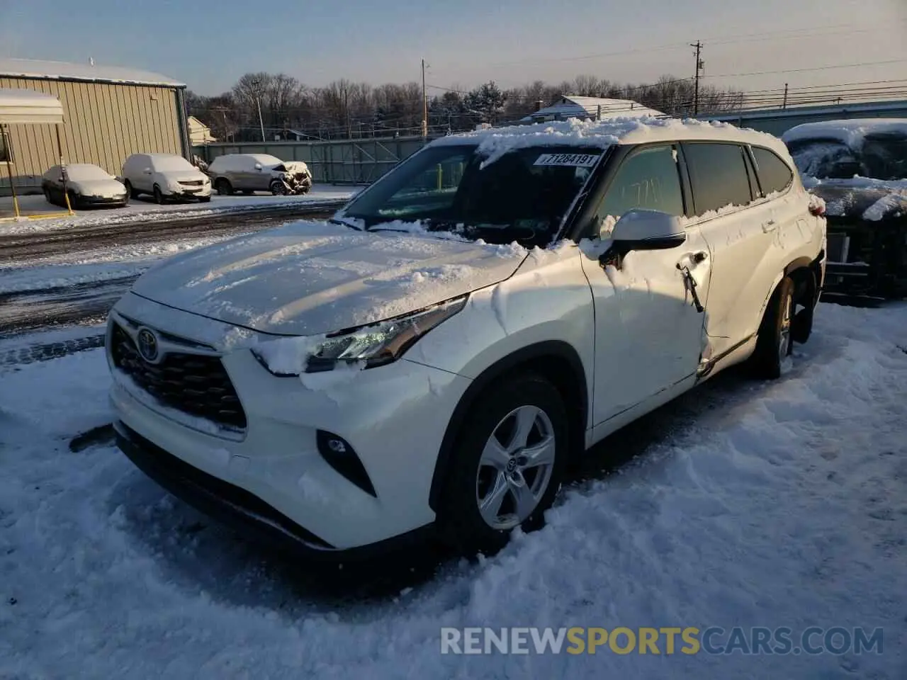 2 Фотография поврежденного автомобиля 5TDBZRBH3LS520426 TOYOTA HIGHLANDER 2020