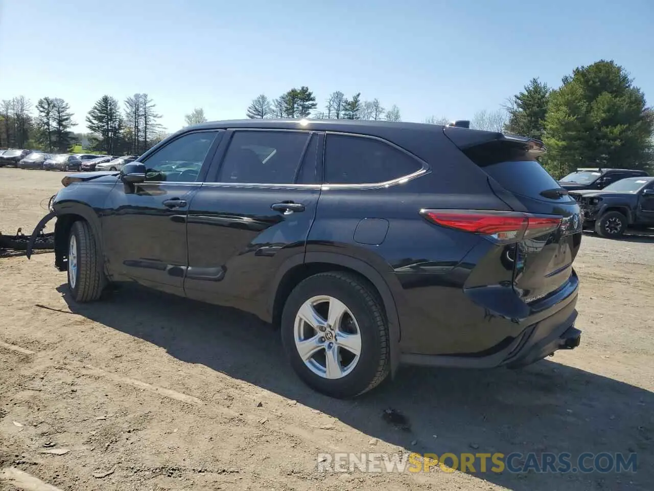 2 Photograph of a damaged car 5TDBZRBH4LS511959 TOYOTA HIGHLANDER 2020