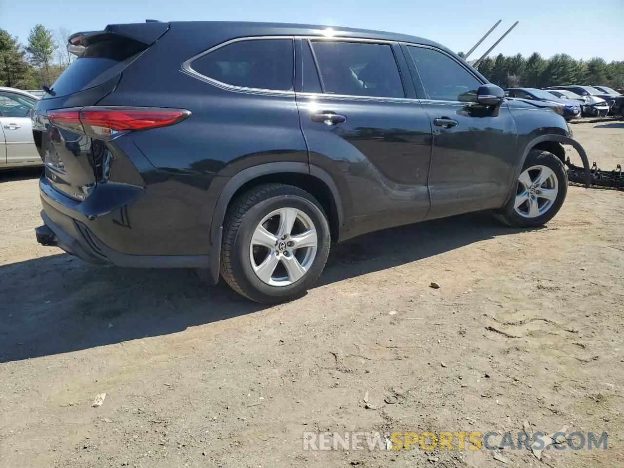 3 Photograph of a damaged car 5TDBZRBH4LS511959 TOYOTA HIGHLANDER 2020