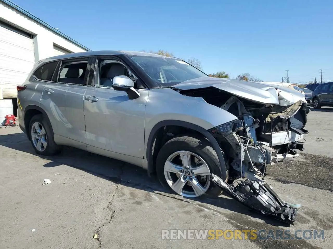 4 Фотография поврежденного автомобиля 5TDBZRBH4LS520760 TOYOTA HIGHLANDER 2020